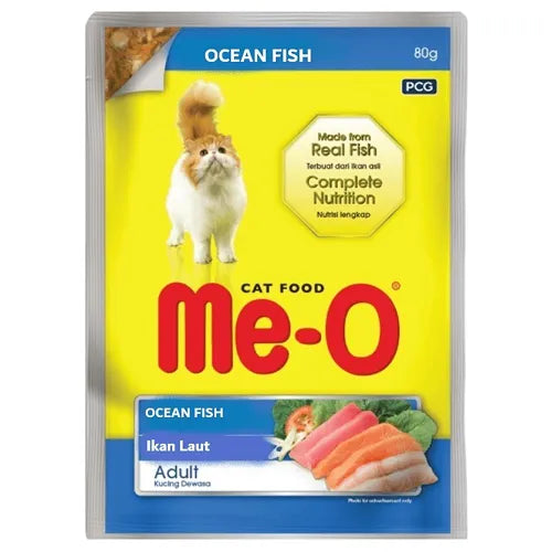 Me O Tuna and Ocean Fish Adult Cat Wet Food Combo