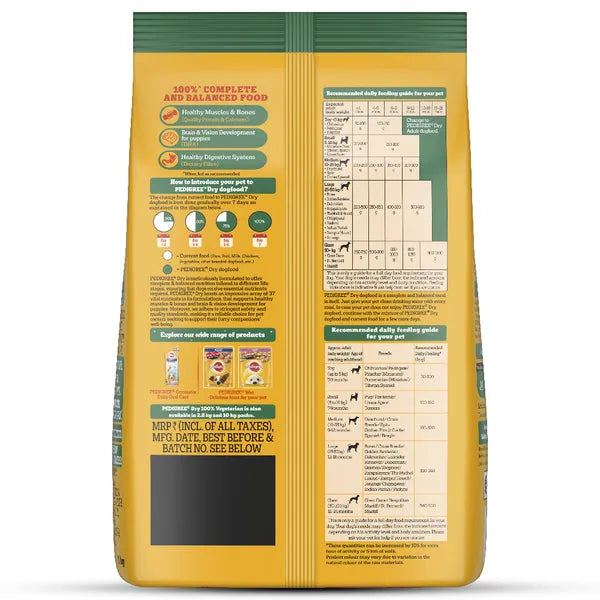 Pedigree 100% Vegetarian Puppy and Adult Veg Dog Dry Food