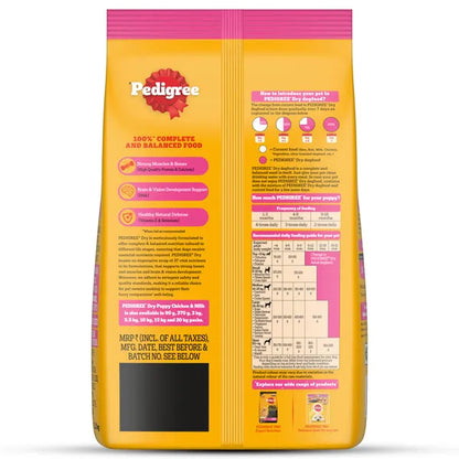 Pedigree Chicken and Milk Puppy Dog Dry Food
