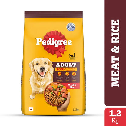 Pedigree Meat & Rice Adult Dog Dry Food