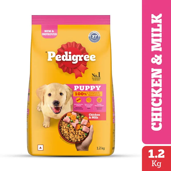 Pedigree Chicken and Milk Puppy Dog Dry Food