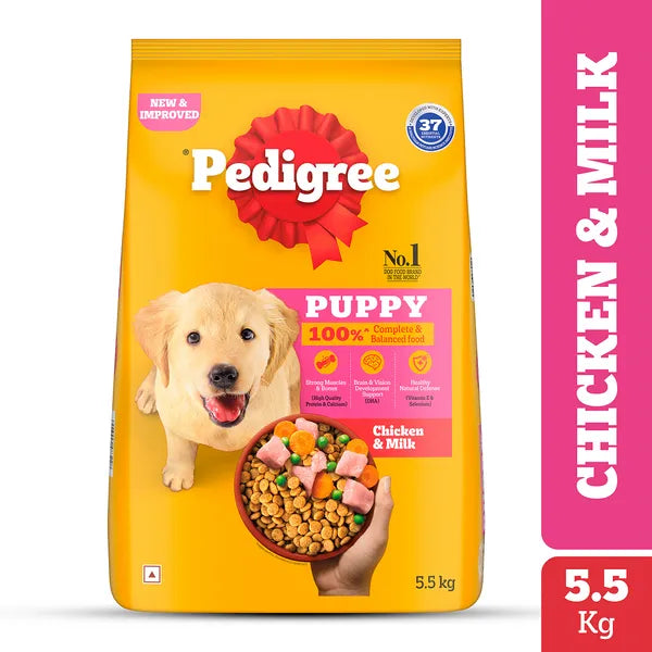 Pedigree Chicken and Milk Puppy Dog Dry Food