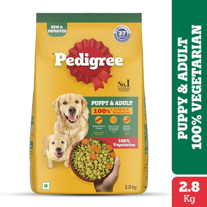 Pedigree 100% Vegetarian Puppy and Adult Veg Dog Dry Food