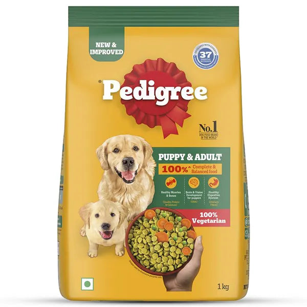 Pedigree 100% Vegetarian Puppy and Adult Veg Dog Dry Food