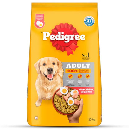Pedigree Chicken, Egg and Rice Adult Dog Dry Food