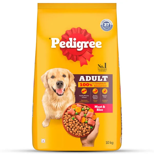 Pedigree Meat & Rice Adult Dog Dry Food