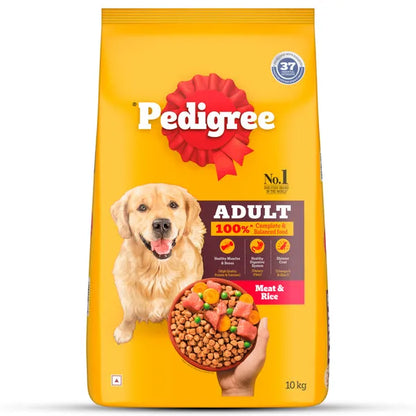 Pedigree Meat & Rice Adult Dog Dry Food