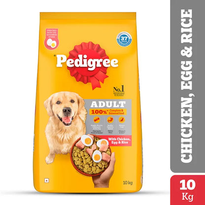 Pedigree Chicken, Egg and Rice Adult Dog Dry Food