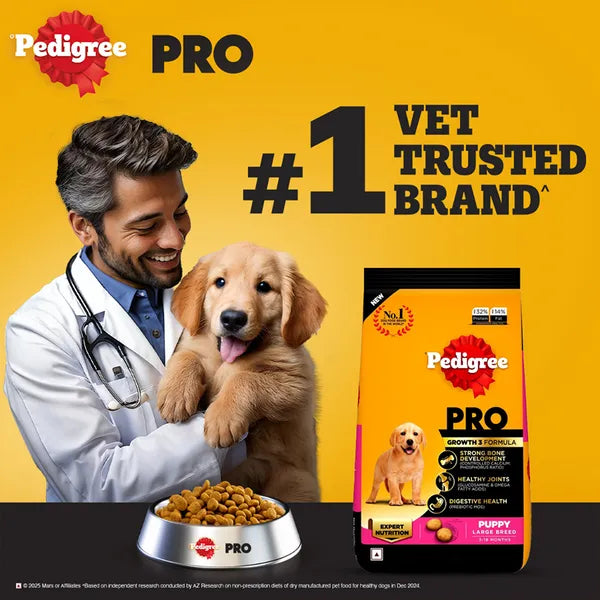 Pedigree PRO Expert Nutrition for Large Breed Puppy (3 to 18 Months) Dog Dry Food