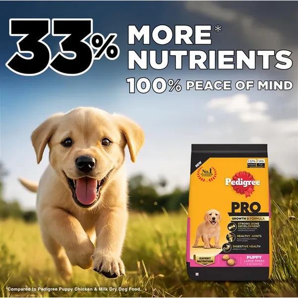 Pedigree PRO Expert Nutrition for Large Breed Puppy (3 to 18 Months) Dog Dry Food