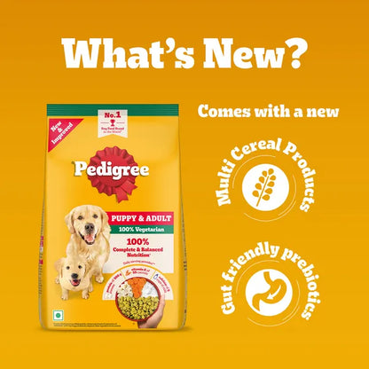 Pedigree 100% Vegetarian Puppy and Adult Veg Dog Dry Food