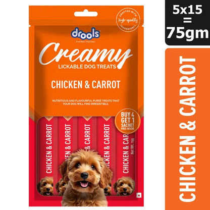 Drools Chicken & Carrot Creamy Dog Treats
