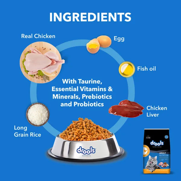 Drools Real Chicken Adult Cat Dry Food