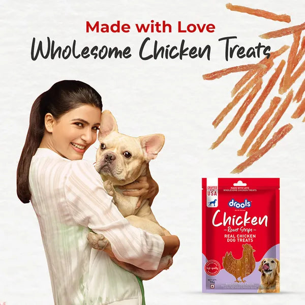 Drools Chicken Roast Strips Dogs Treats