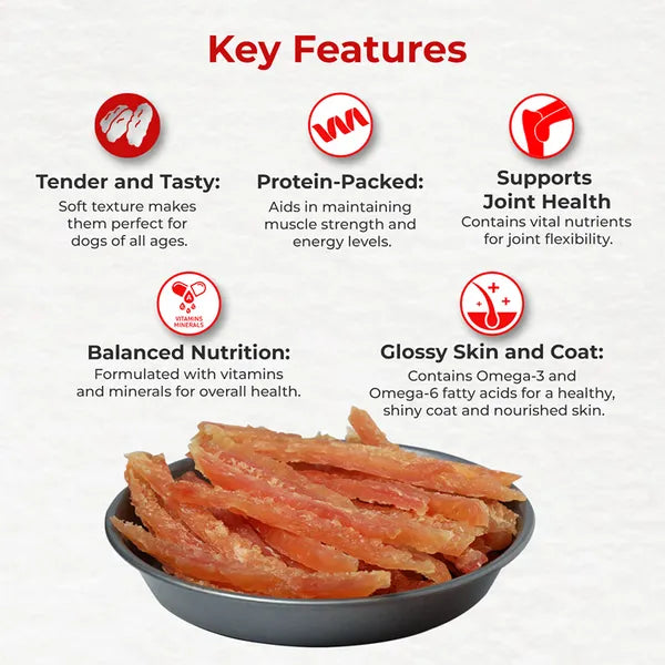 Drools Chicken Roast Strips Dogs Treats