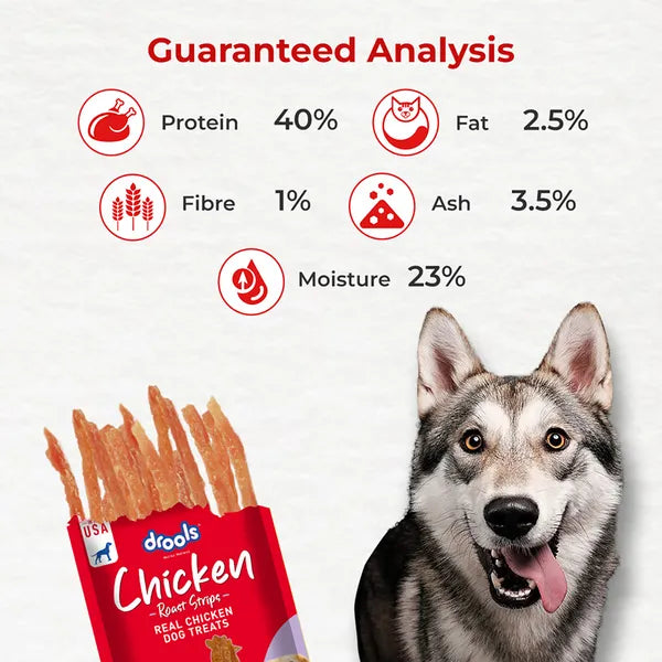 Drools Chicken Roast Strips Dogs Treats