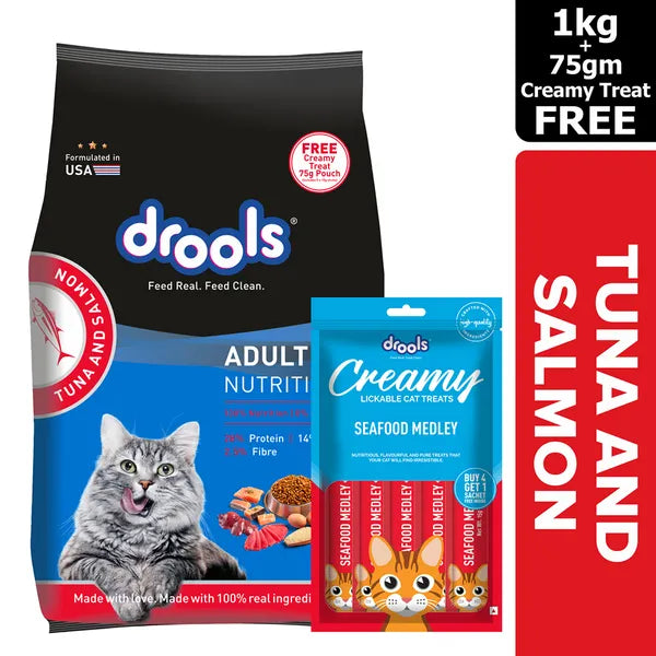 Drools Tuna & Salmon Adult Dry Cat Food
