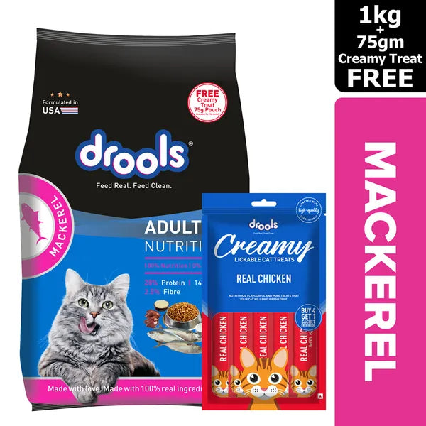 Drools Mackerel Adult Cat Dry Food