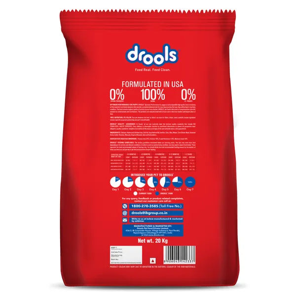 Drools Optimum Performance Puppy Dog Dry Food
