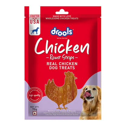 Drools Chicken Roast Strips Dogs Treats