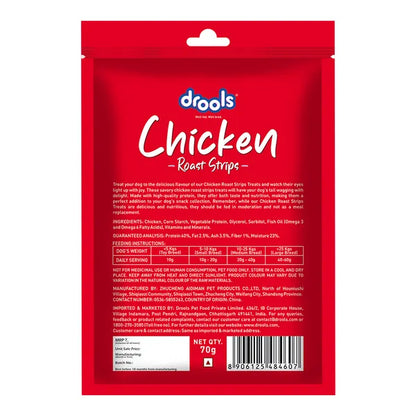 Drools Chicken Roast Strips Dogs Treats