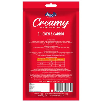 Drools Chicken & Carrot Creamy Dog Treats