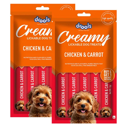 Drools Chicken & Carrot Creamy Dog Treats