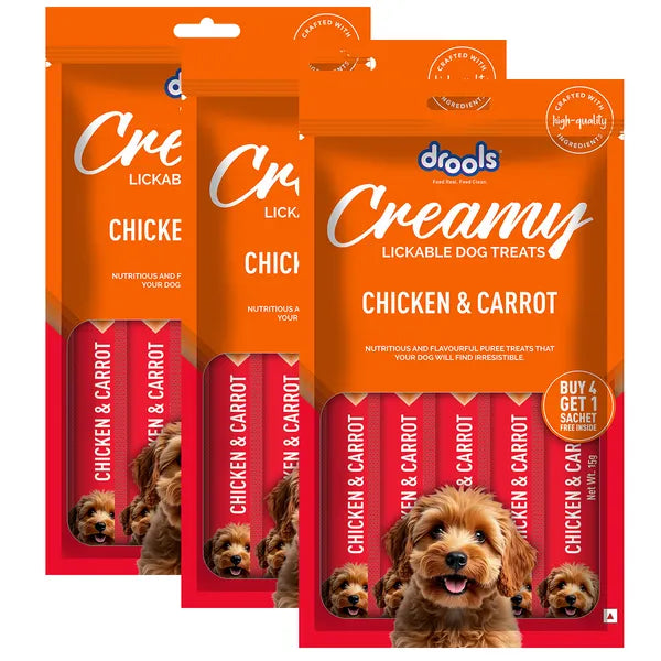 Drools Chicken & Carrot Creamy Dog Treats