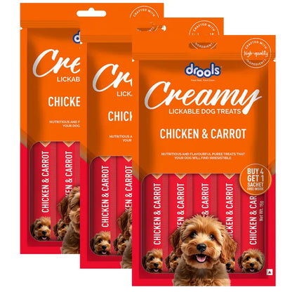 Drools Chicken & Carrot Creamy Dog Treats