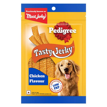 Pedigree Chicken & Liver and Roasted Lamb Flavor Tasty Jerky Dog Treat Combo
