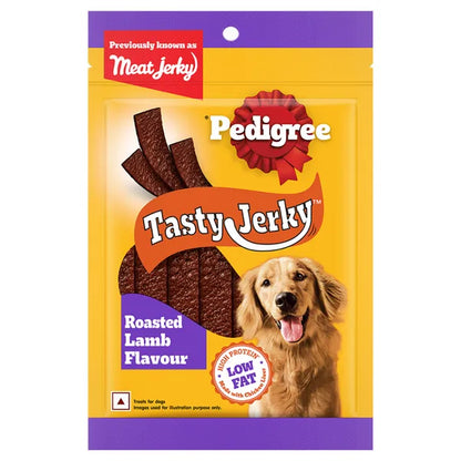 Pedigree Ranchos Super Bones Chicken & Milk, Spiral Wrap Chicken & Smokey Lamb and Roasted Lamb Tasty Jerky Dog Treats Combo