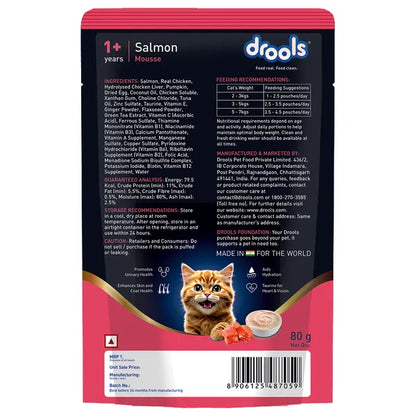 Drools Salmon Mousse Adult Cat Wet Food