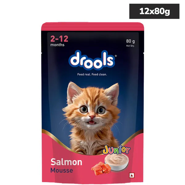 Drools Salmon Mousse Kitten Cat Wet Food