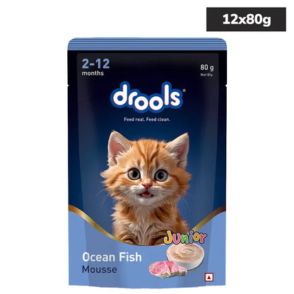 Drools Ocean Fish Mousse Kitten Cat Wet Food