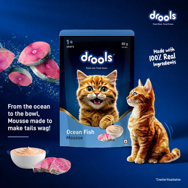 Drools Ocean Fish Mousse Adult Cat Wet Food