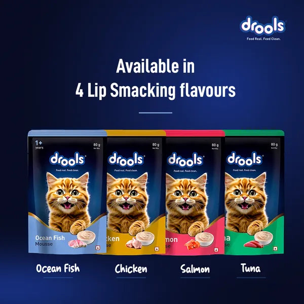 Drools Ocean Fish Mousse Adult Cat Wet Food