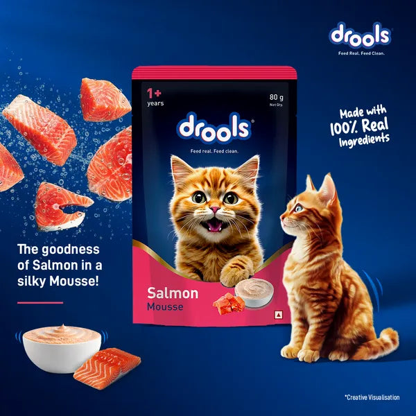 Drools Salmon Mousse Adult Cat Wet Food