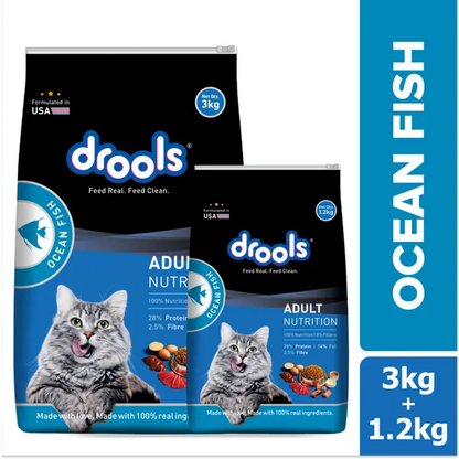 Drools Ocean Fish Adult Cat Dry Food