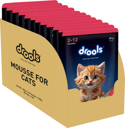 Drools Salmon Mousse Kitten Cat Wet Food