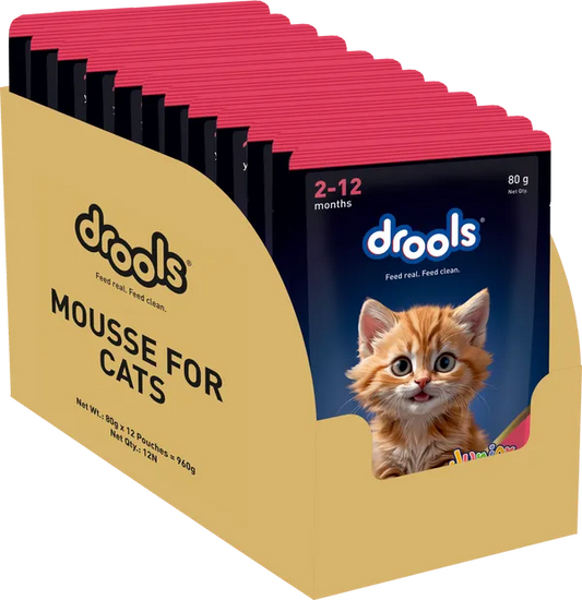 Drools Salmon Mousse Kitten Cat Wet Food