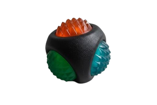 Ball with three colour ( Dog and Cat) toy