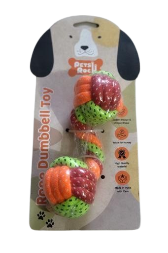 Rope Dumbbell Toy Both For Dog And Cat