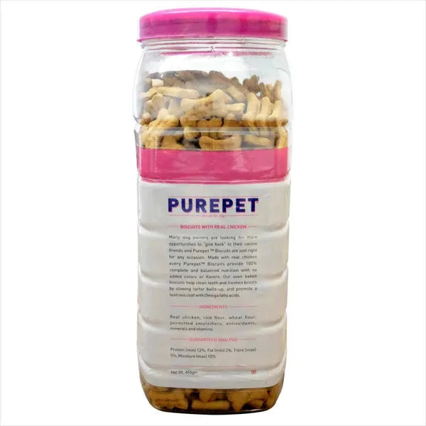Purepet Mutton Flavour Real Chicken Biscuit Dog Treats
