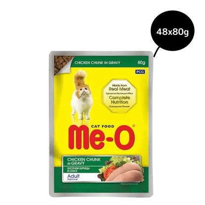 Me O Chicken Chunks in Gravy Adult Cat Wet Food