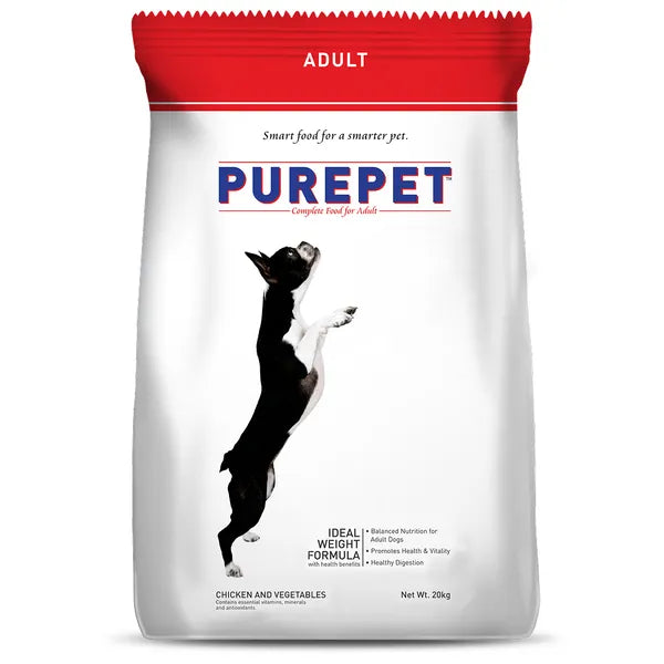 Purepet Chicken & Vegetable Adult Dog Dry Food