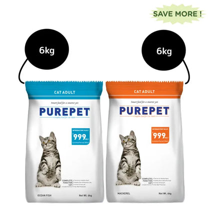 Purepet Mackerel Adult Cat Dry Food
