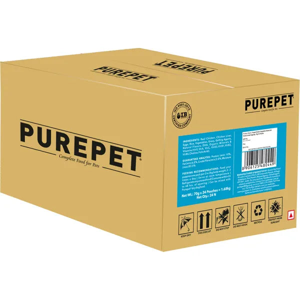 Purepet Chicken & Vegetable Chunks in Gravy Puppy Dog Wet Food