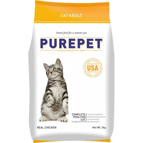 Purepet Real Chicken Adult Dry Cat Food