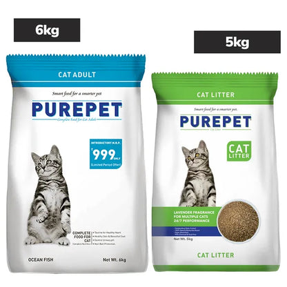 Purepet Ocean Fish Adult Cat Dry Food