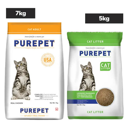 Purepet Real Chicken Adult Dry Cat Food